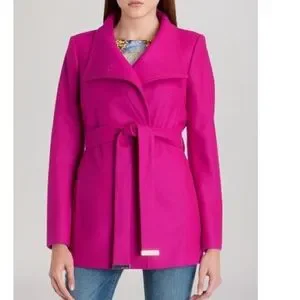 TED BAKER パープル ロングコート サイズ1 TED BAKER パープル ロングコート サイズ1 TED BAKER パープル